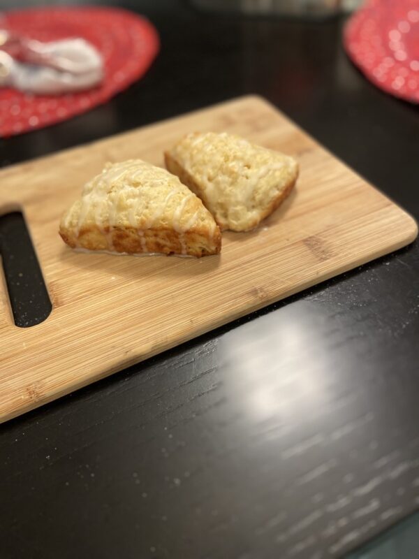 Sourdough Lemon Scones