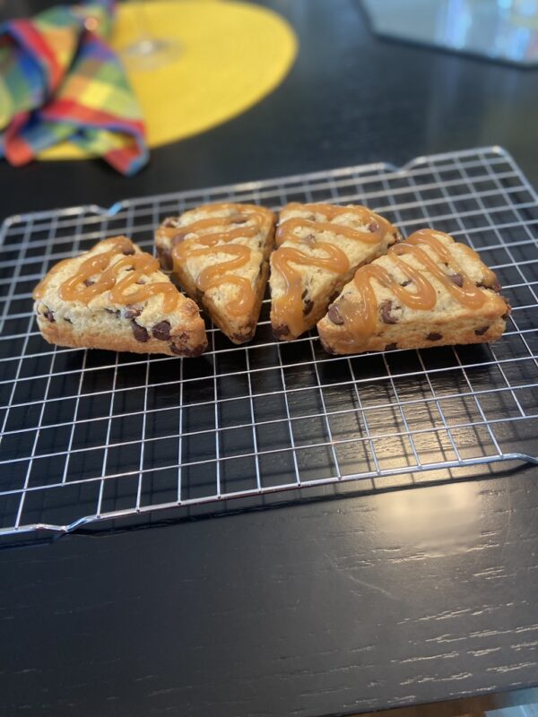 Sourdough Chocolate Chip Scones