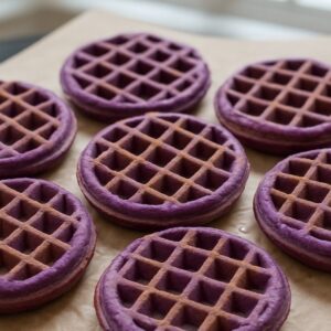 Purple Power Waffles